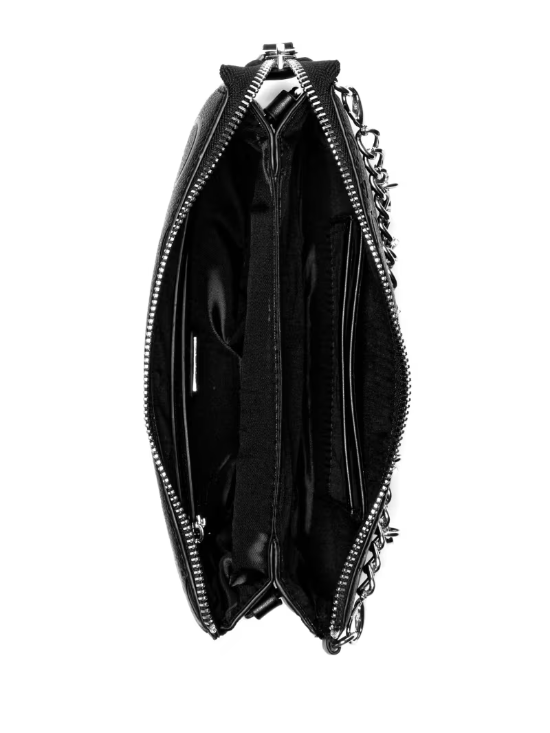 GUESS CARTERA AMARANTHA CROSSBODY BLACK