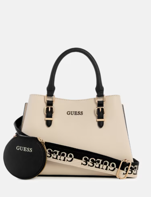 GUESS CARTERA AENGUS SATCHEL STONE MULTI