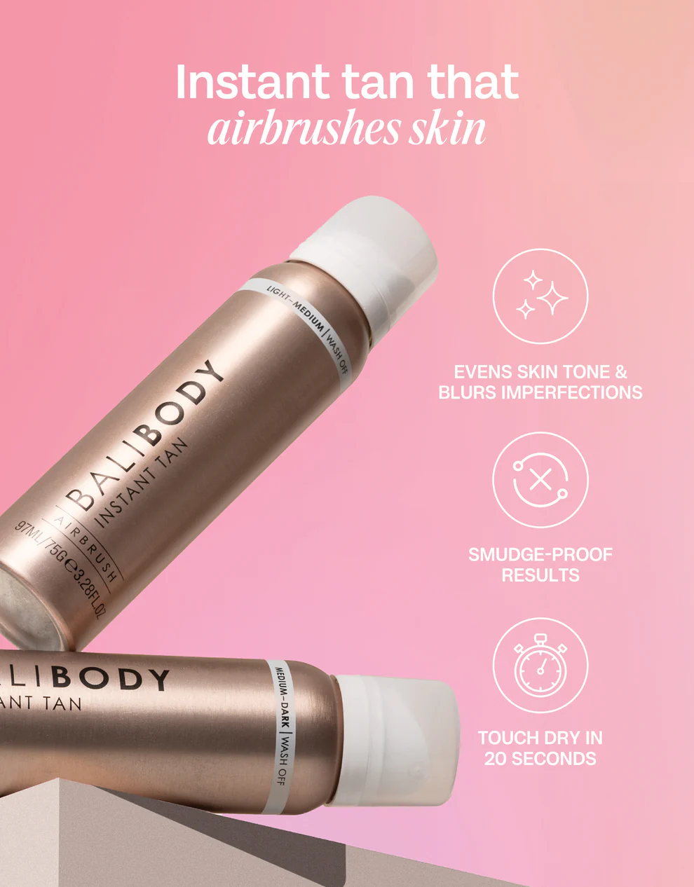 BALI BODY INSTANT TAN SPRAY - MEDIUM/DARK