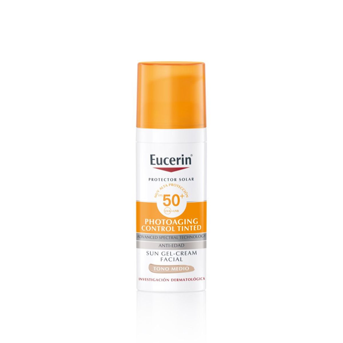 EUCERIN SUN CREAM ANTIEDAD CON COLOR SPF50 50ML