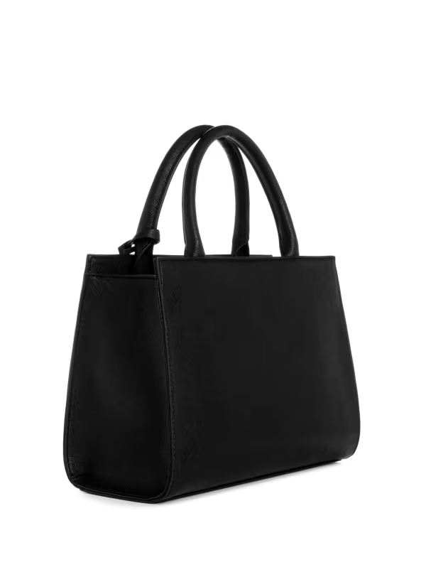 GUESS CARTERA SATCHEL AKIR BLACK