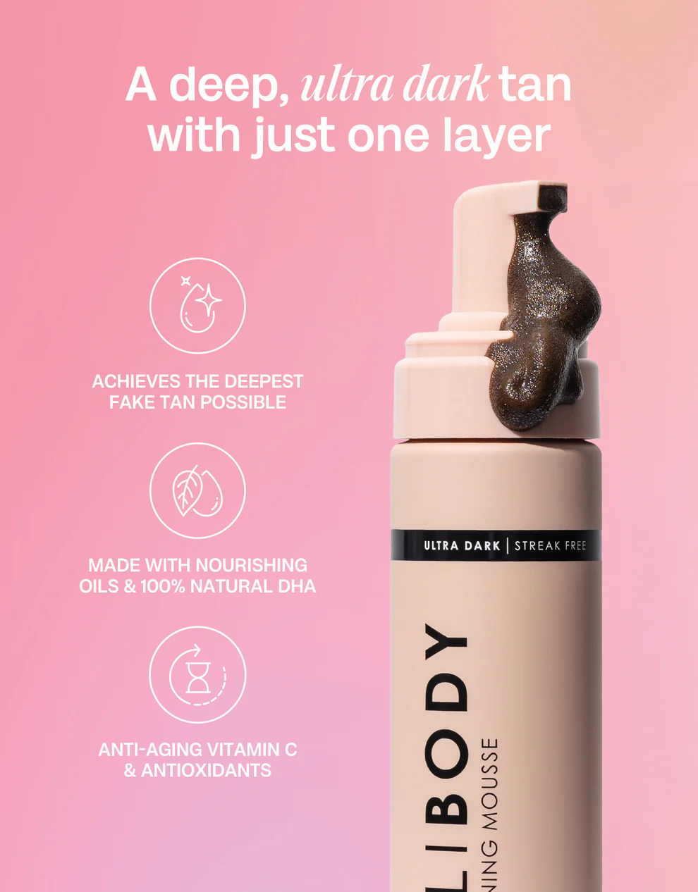 BALI BODY ULTRA DARK SELF TANNING MOUSSE