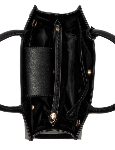GUESS CARTERA SATCHEL AKIR BLACK