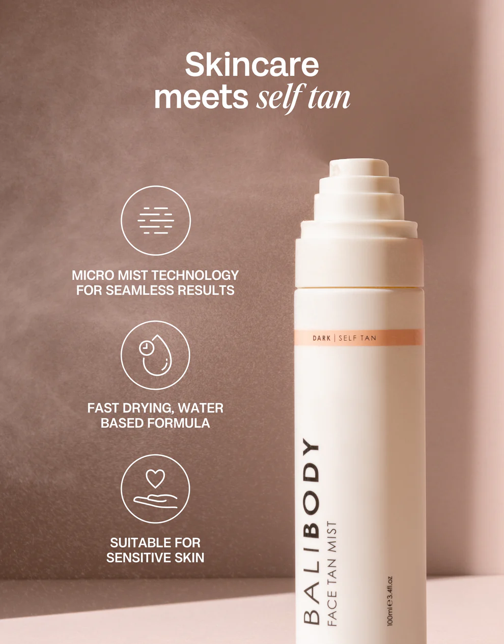 BALI BODY FACE TAN MIST - ULTRA DARK