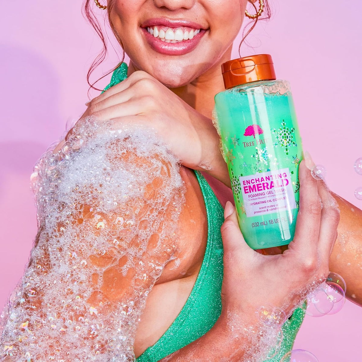 TREE HUT GEL WASH ENCHANTING EMERALD 532ML