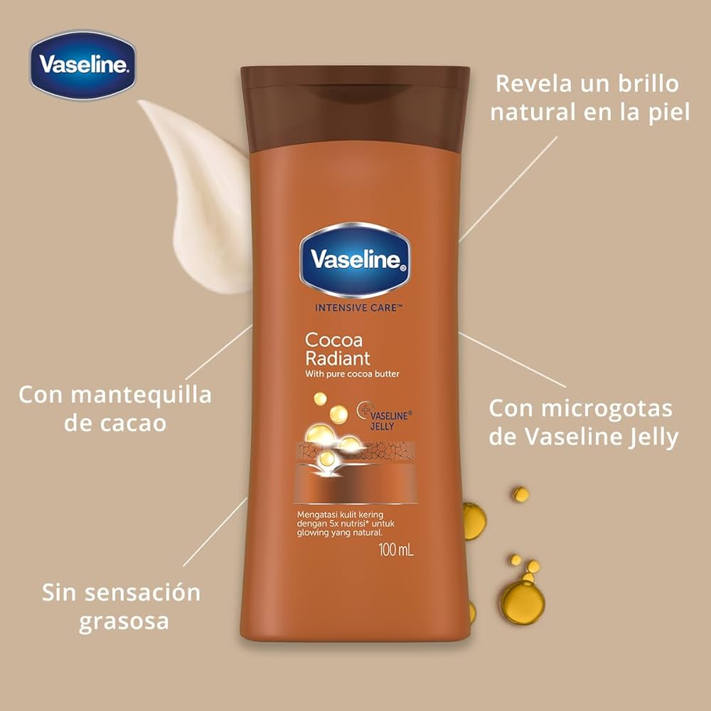 VASELINE COCOA RADIANT 295ML