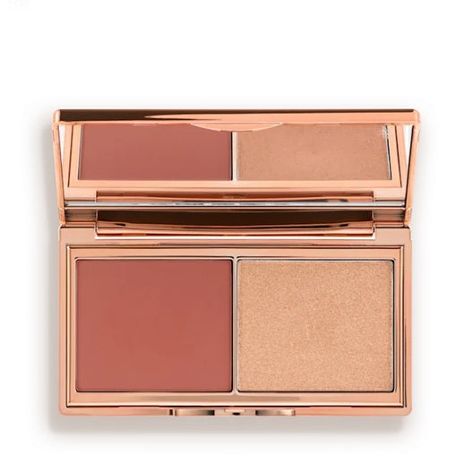 CHARLOTTE TILBURY BLUSH GLOW GLIDE PALETTE - TAN/DEEP-DORE/FONCE