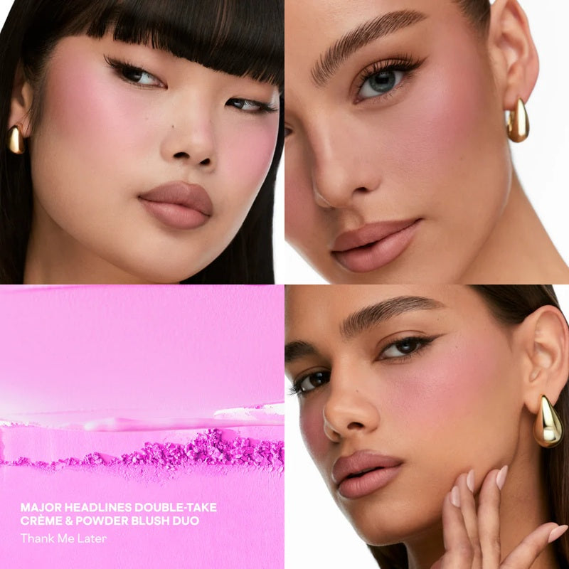 PATRICK TA CREME & POWDER BLUSH DUO - THANK ME LATER