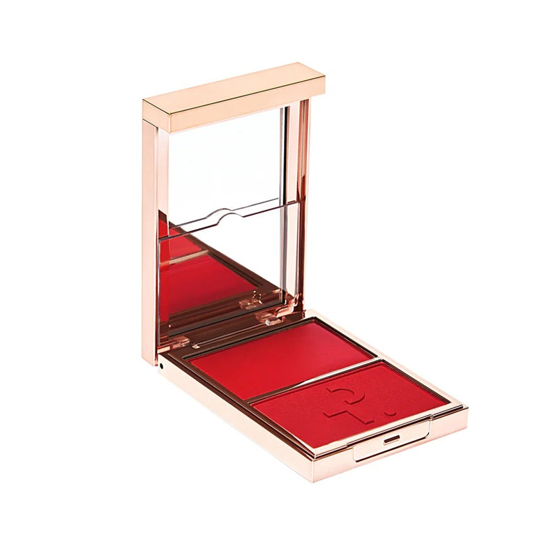 PATRICK TA CREME & POWDER BLUSH DUO - SHE LEFT ME ON RED