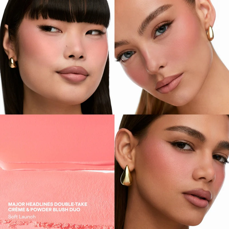 PATRICK TA CREME & POWDER BLUSH DUO - SOFT LAUNCH
