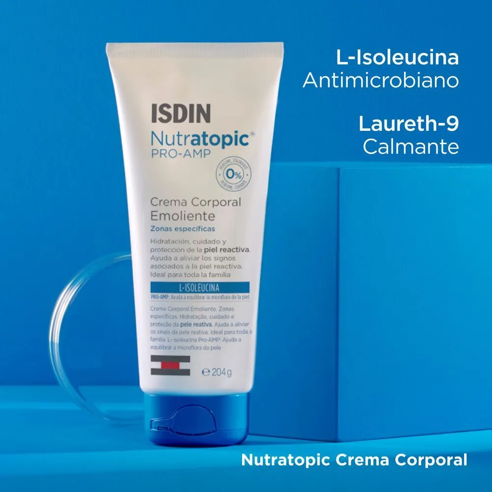 ISDIN NUTRATOPIC PRO-AMP BODY CREAM 204ML