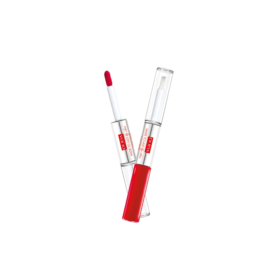 PUPA MADE TO LAST LIP DUO - FIRE RED 006