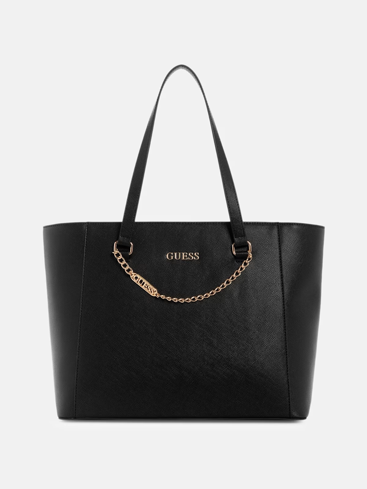 GUESS MAXI TOTE BAG DELTONA BLACK