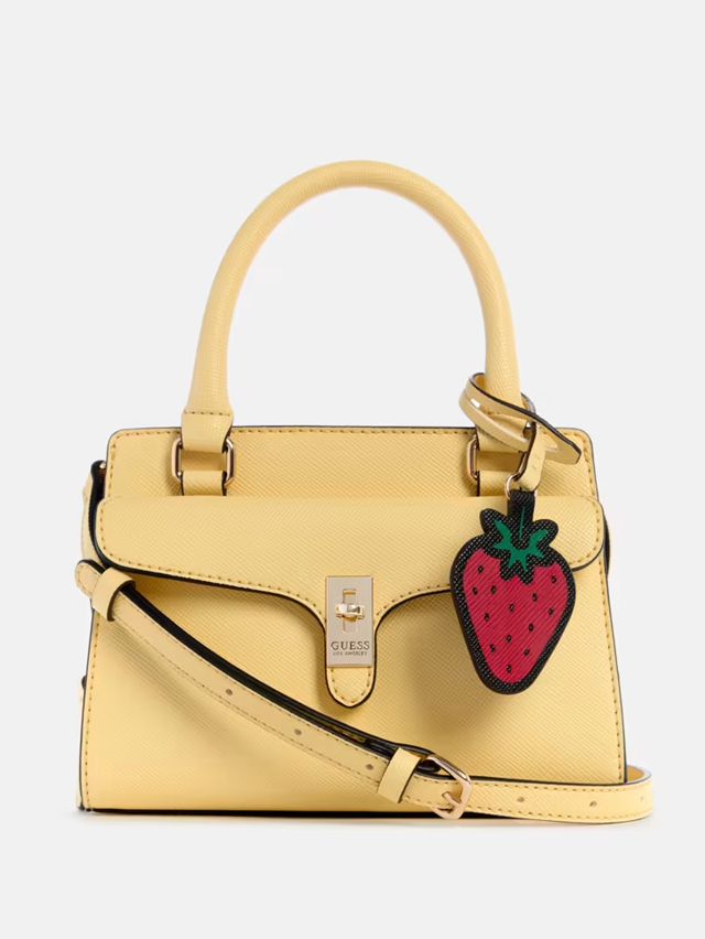 GUESS CARTERA SATCHEL MINI FERRARA BUTTER