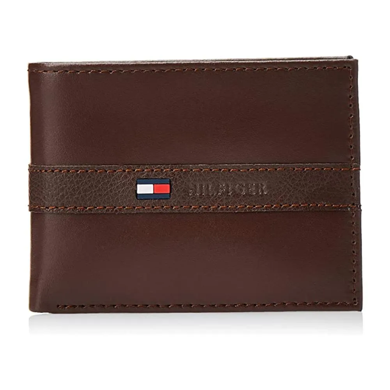 TOMMY HILFIGER BILLETERA MASCULINA - STYLE COGNAC 31TL22X062