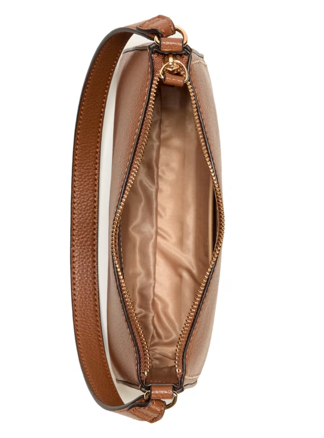 GUESS CARTERA SHOULDER BAG LYNNE COGNAC