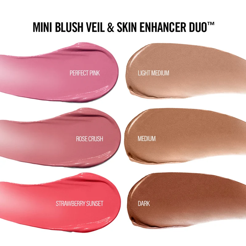 MAKEUP BY MARIO MINI BLUSH VEIL & SKIN ENCHANCER DUO