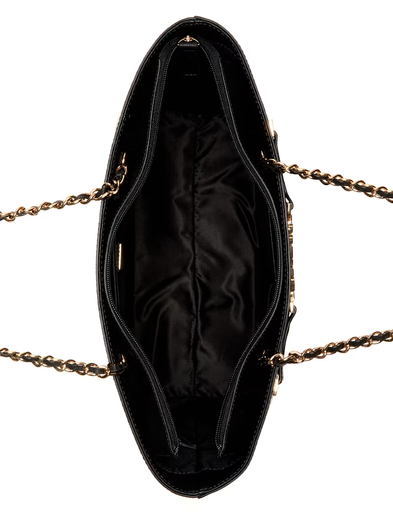 GUESS CARTERA RHIANNON TOTE - BLACK