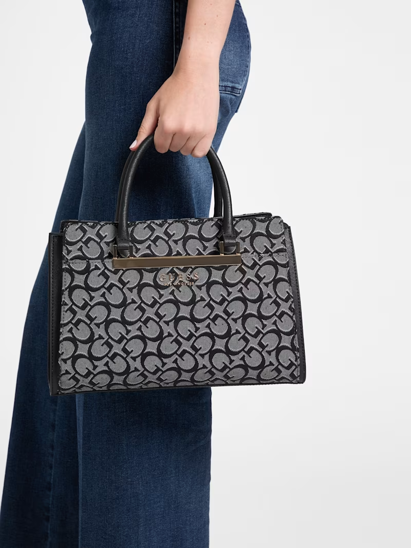 GUESS CARTERA MARVA SATCHEL COAL