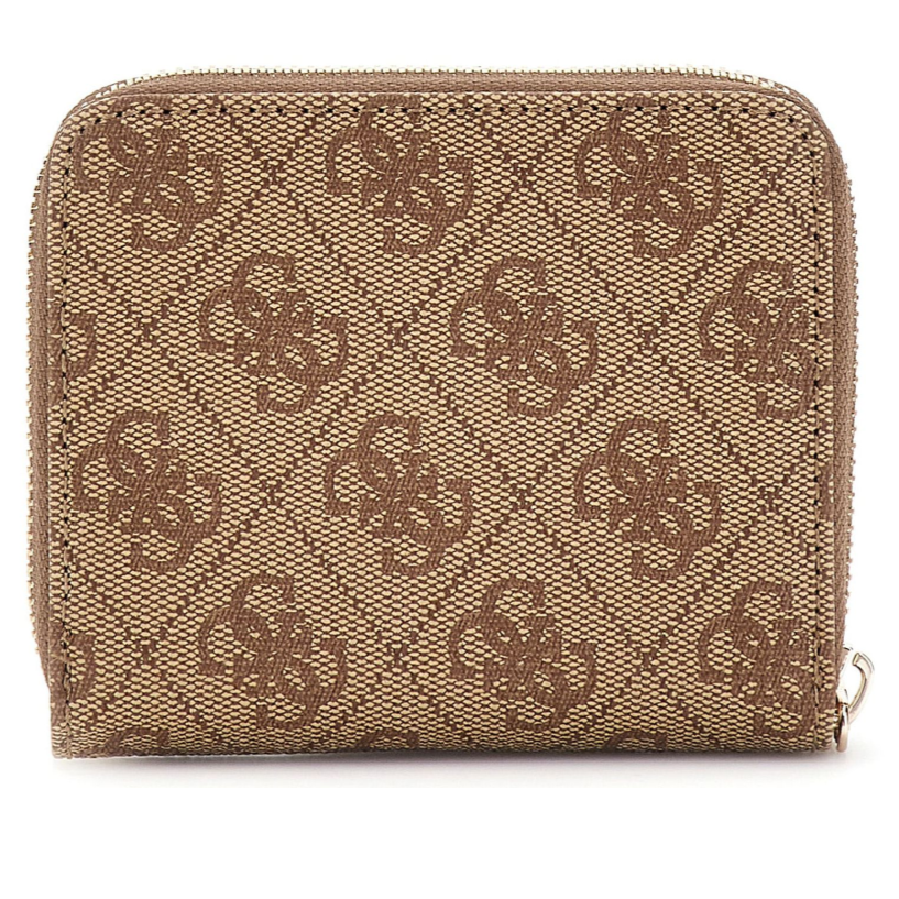 GUESS BILLETERA LAUREL SLG SMALL LATTE LOGO