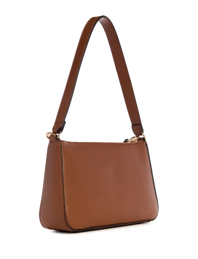 GUESS CARTERA SHOULDER BAG LYNNE COGNAC