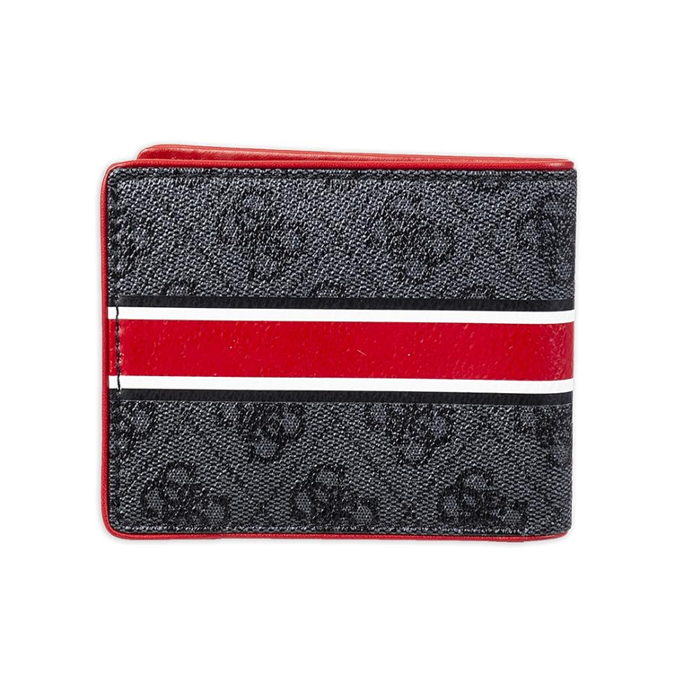 GUESS BILLETERA MASCULINA BLACK/RED 31GU130053