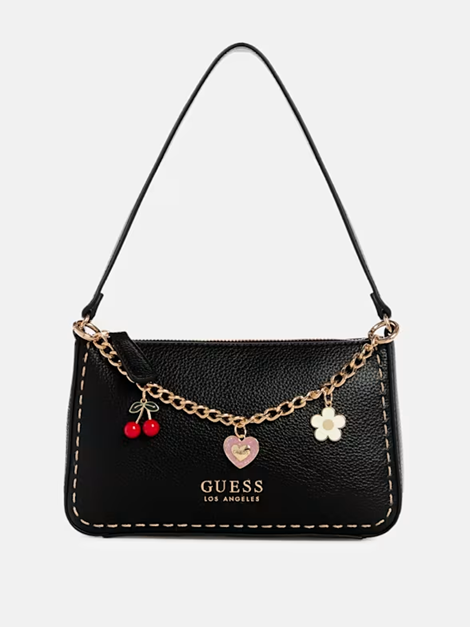 GUESS CARTERA SHOULDER BAG LYNNE BLACK