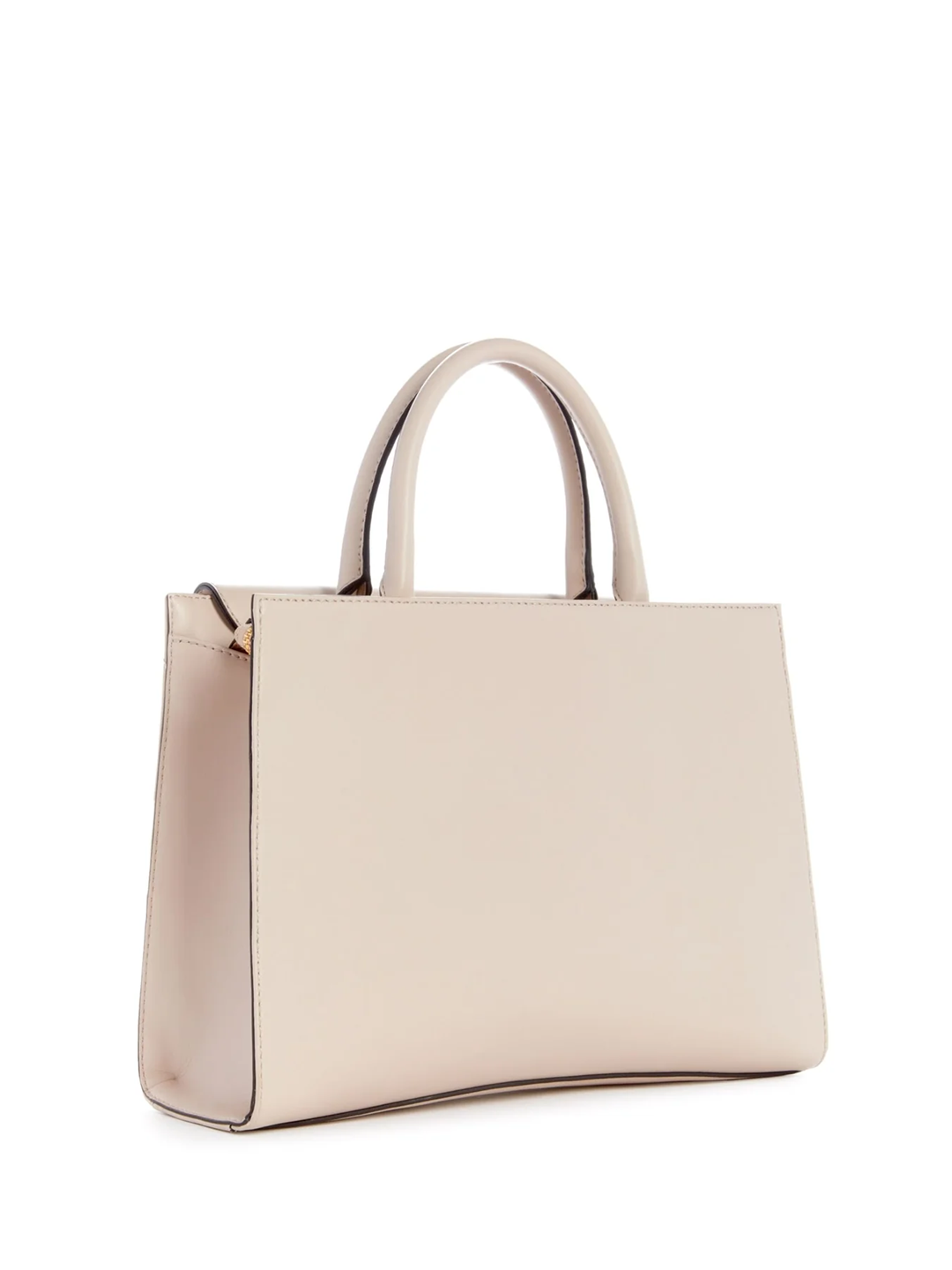 GUESS CARTERA LORLIE QUILTED SATCHEL STONE