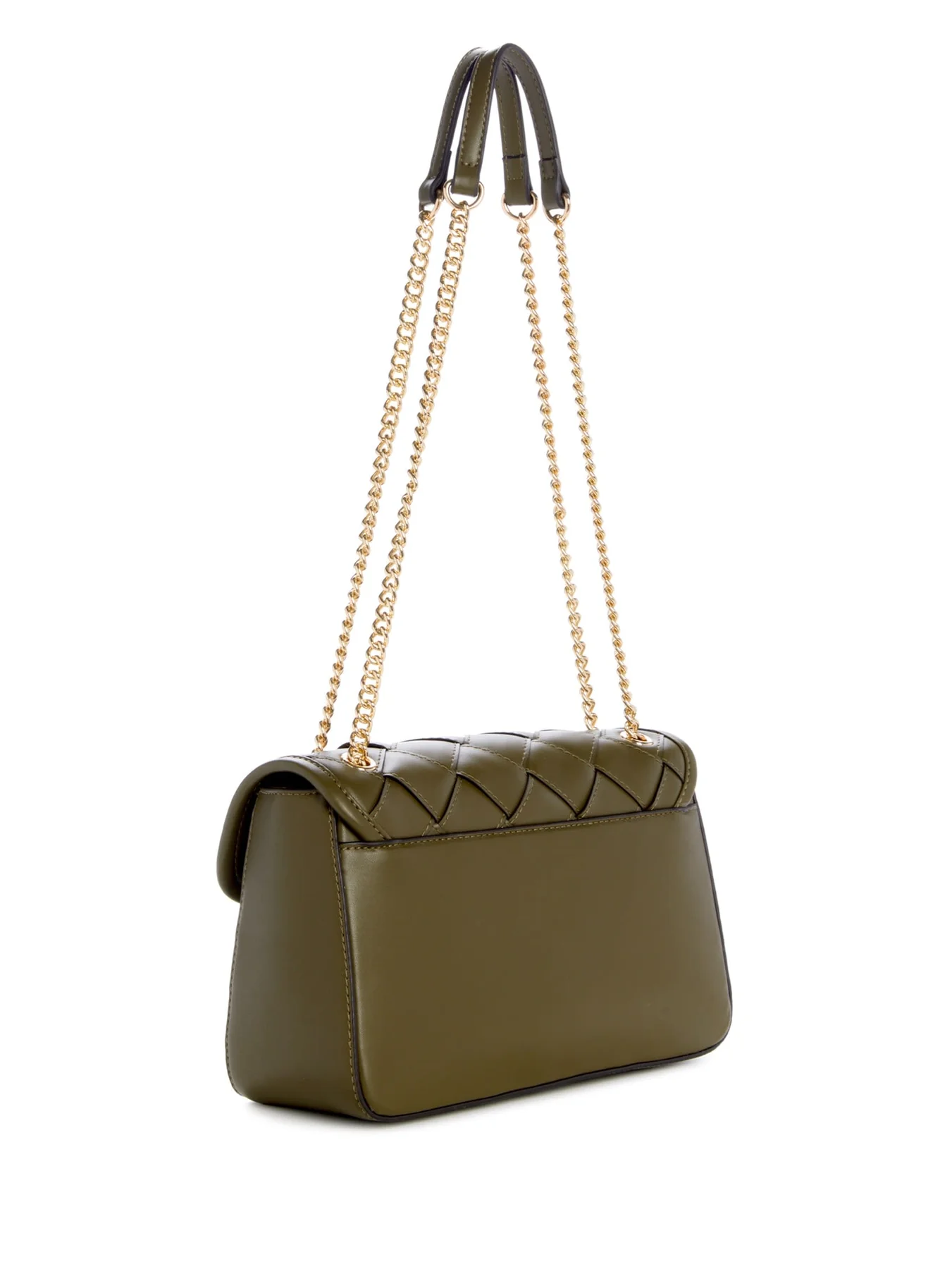 GUESS CARTERA BORDIZZO CROSSBODY OLIVE