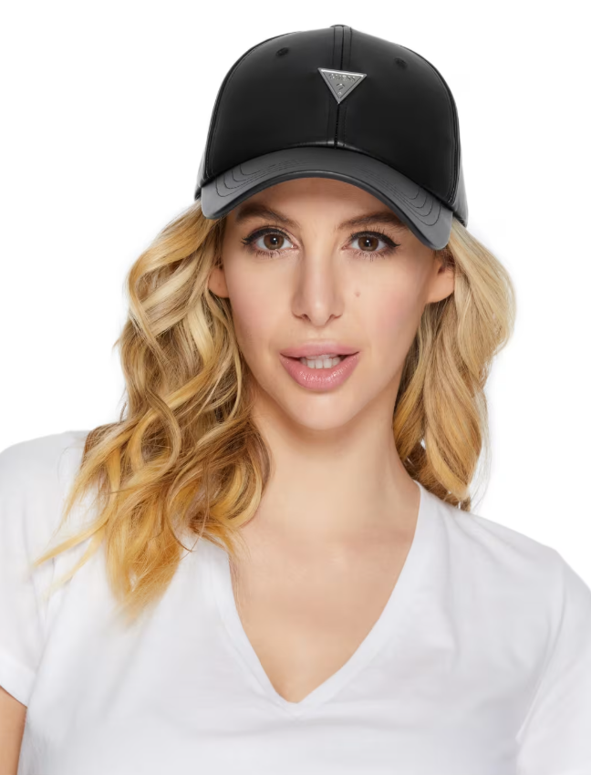 GUESS KEPI ECOCUERO BLACK