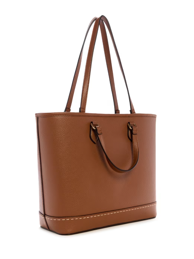 GUESS CARTERA TOTE BAG LYNNE COGNAC