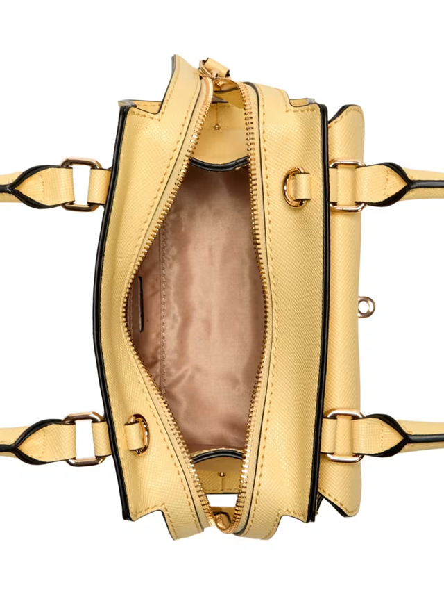 GUESS CARTERA SATCHEL MINI FERRARA BUTTER