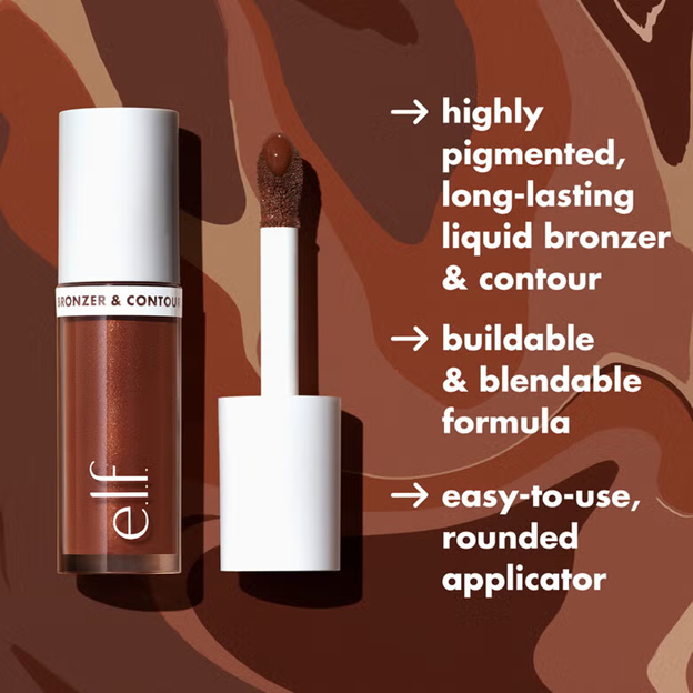 ELF CAMO LIQUID BRONZER & CONTOUR - 4 LIGHT/MEDIUM