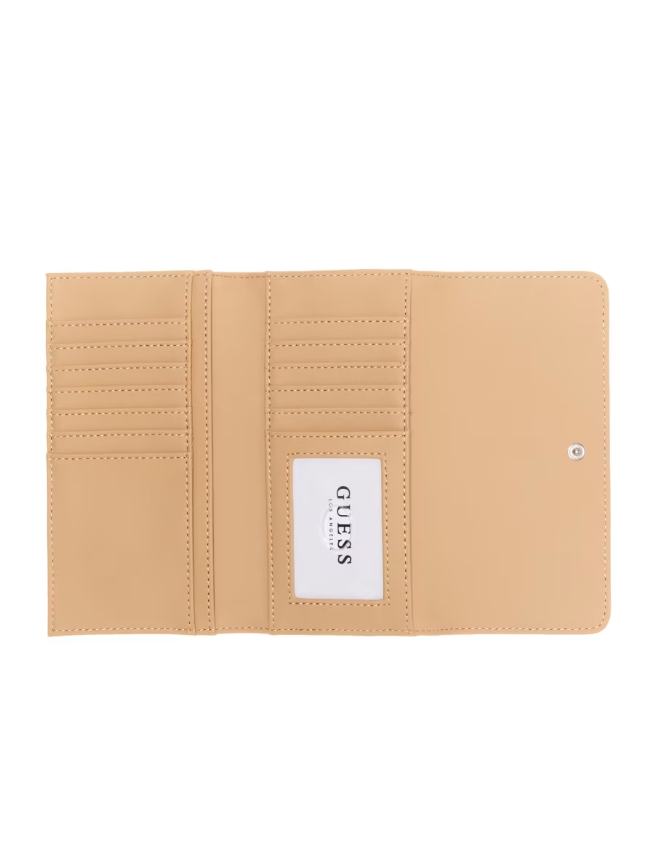 GUESS BILLETERA ZINNIA SLIM CLUTCH ROSE