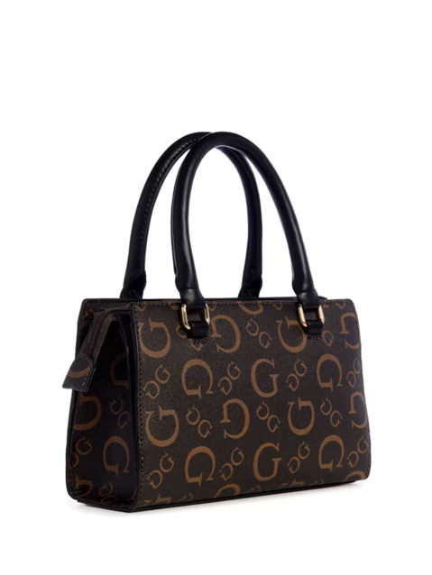 GUESS CARTERA SAFFRON SATCHEL NATURAL