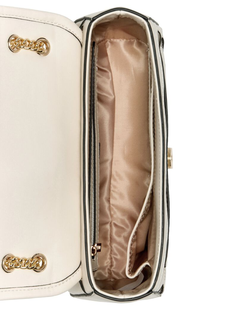 GUESS CARTERA BORDIZZO CROSSBODY VANILLA