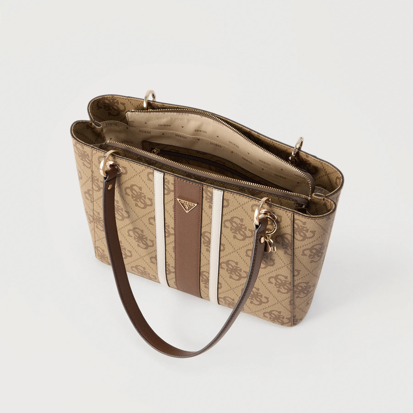 GUESS CARTERA NOELLE II LATTE LOGO/BROWN
