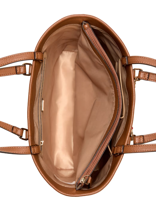 GUESS CARTERA TOTE BAG LYNNE COGNAC