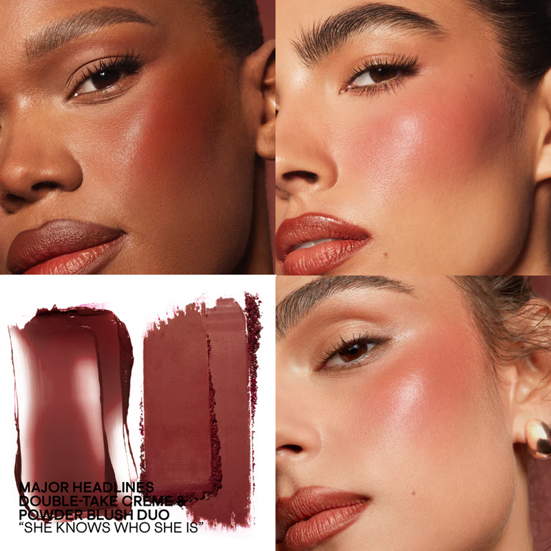 PATRICK TA CREME POWDER BLUSH DUO - SHE KNOWS WHO SHE IS