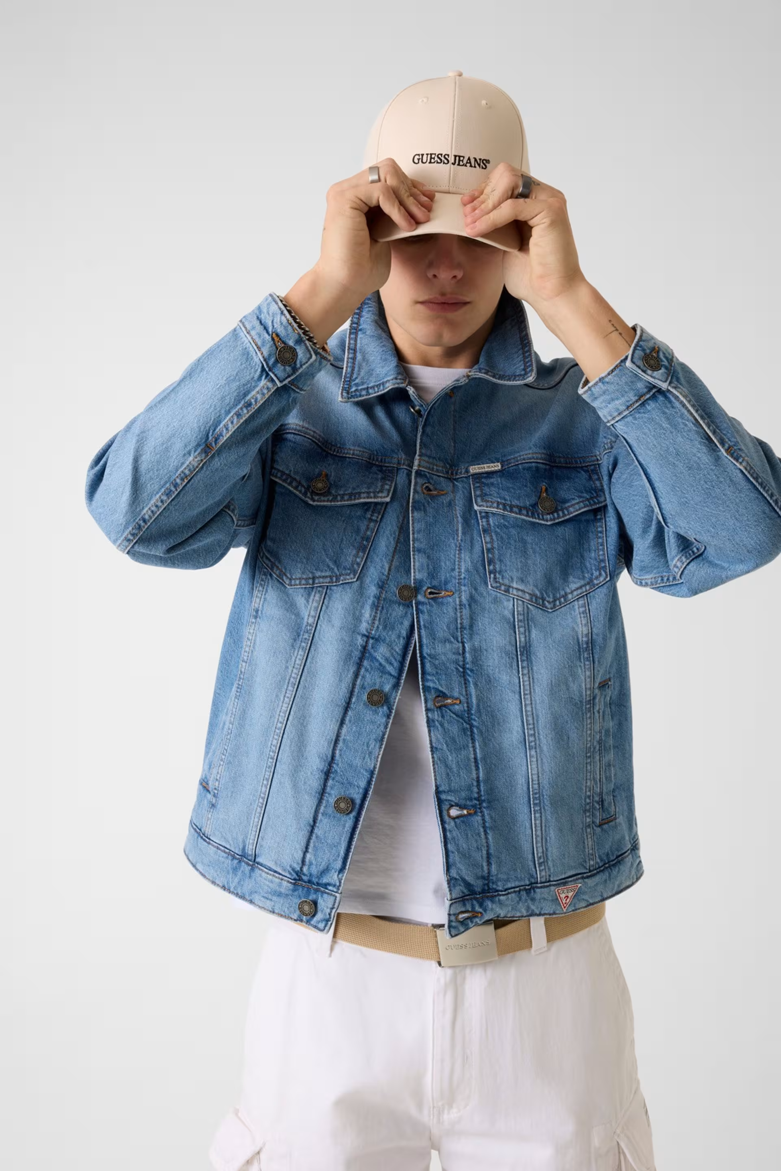 GUESS KEPI ECO JEANS LOGO