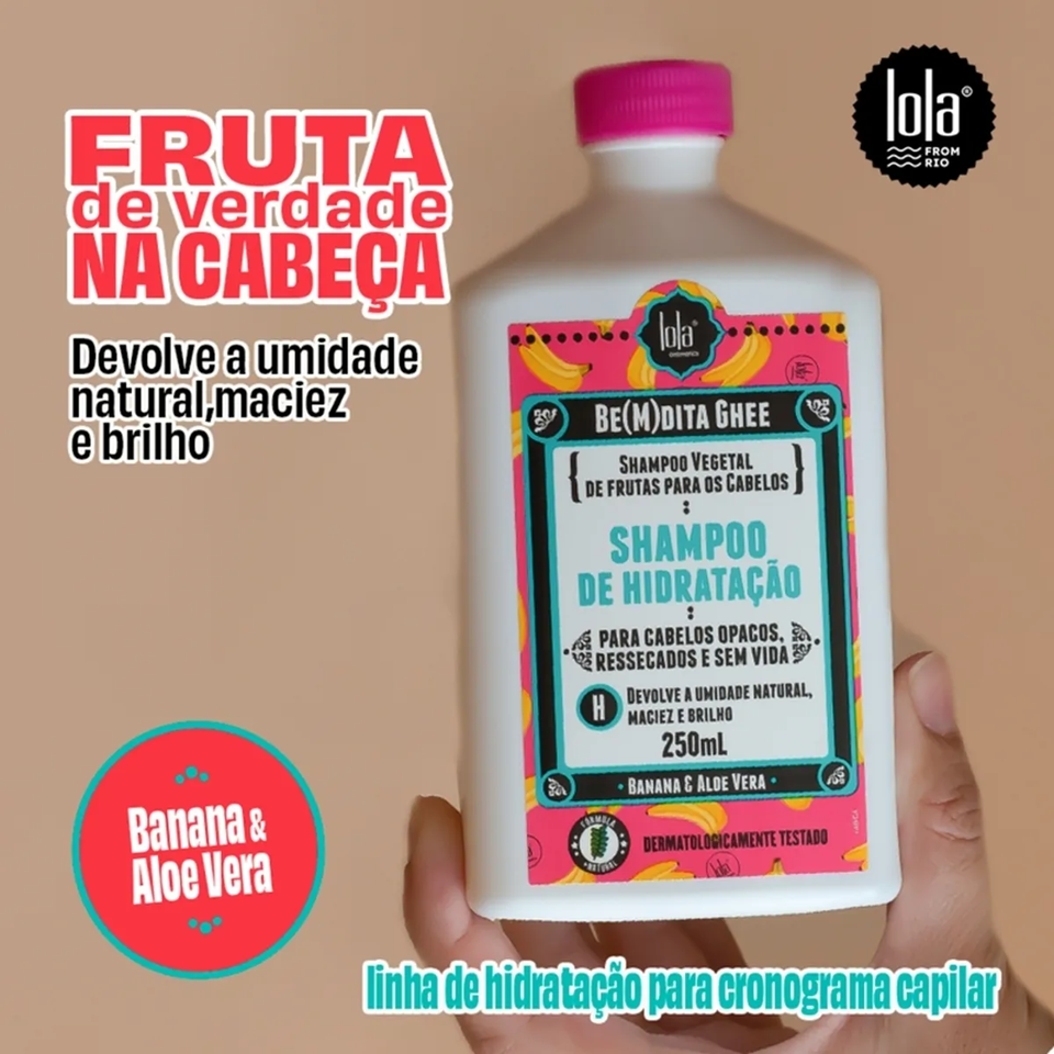 LOLA COSMETICS BEMDITA GHEE SHAMPOO BANANA 250ML