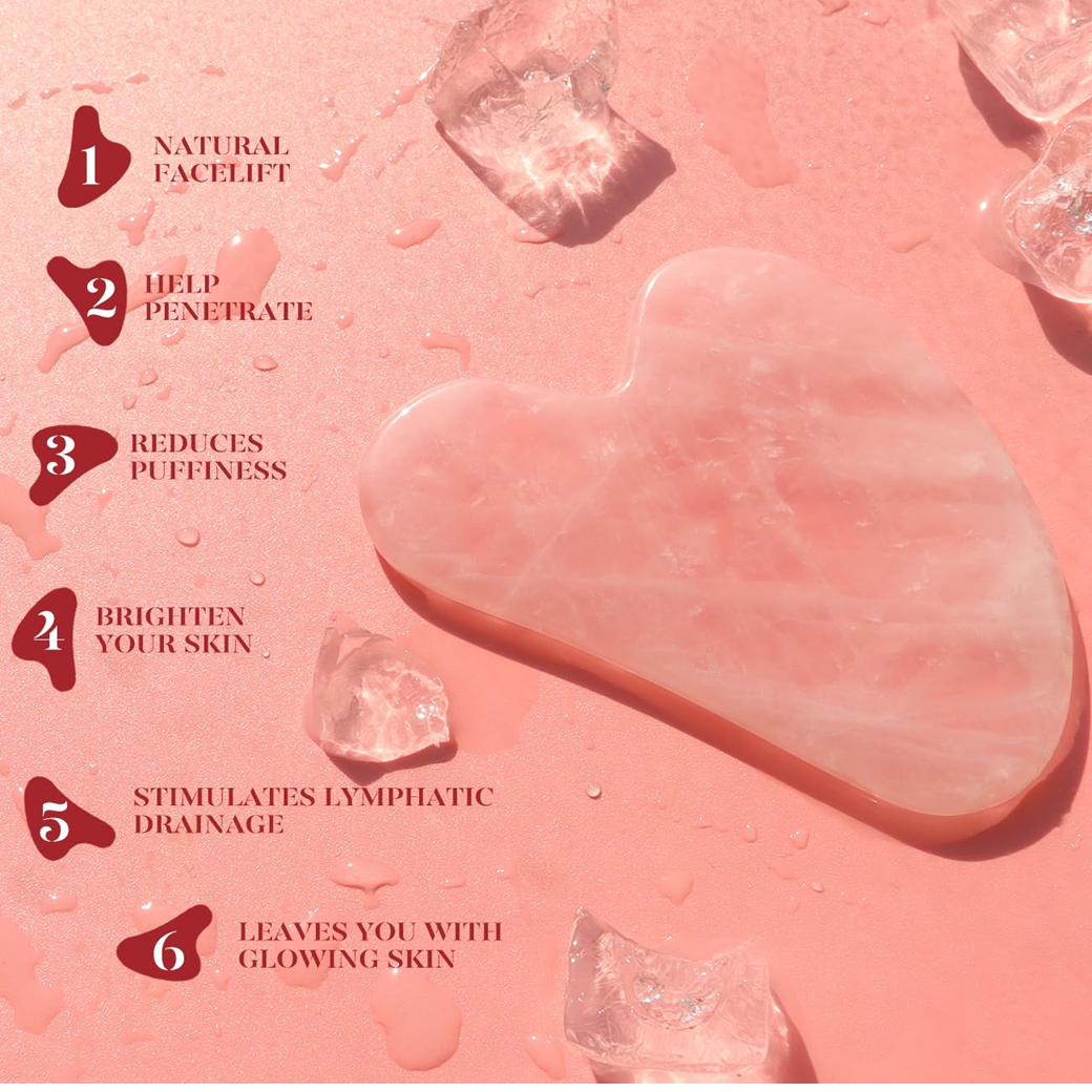 FACIAL ROLLER & GUA SHA KIT