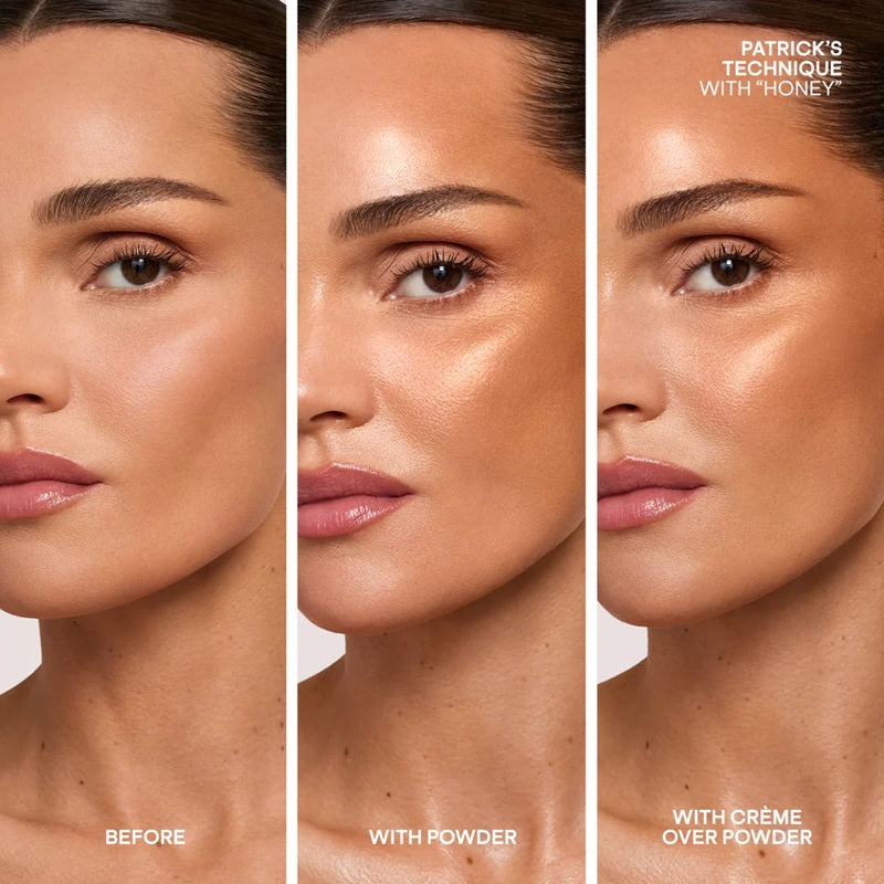 PATRICK TA CREME & POWDER HIGHLIGHTER DUO - HONEY