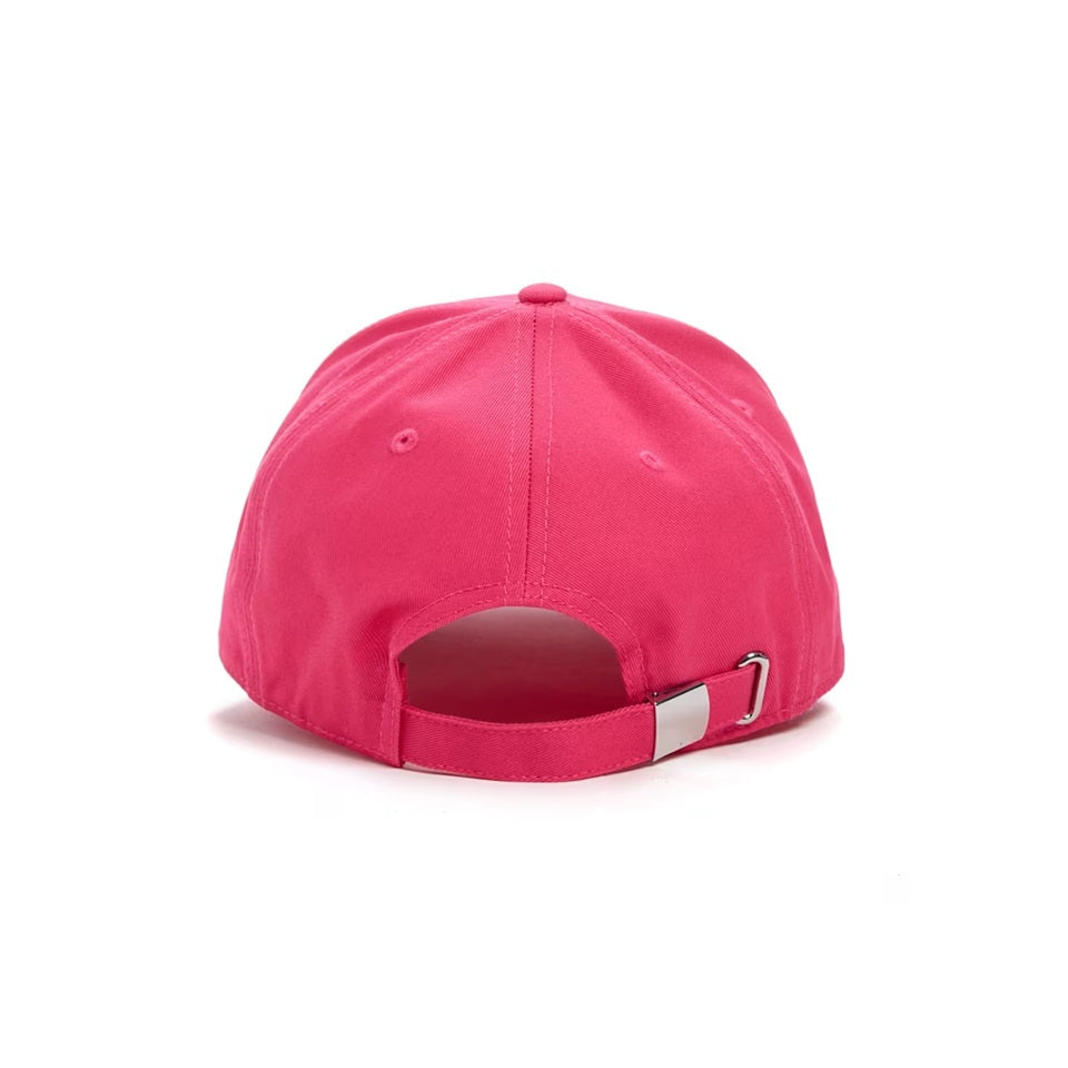 GUESS RHINESTONE HEART LOGO HAT