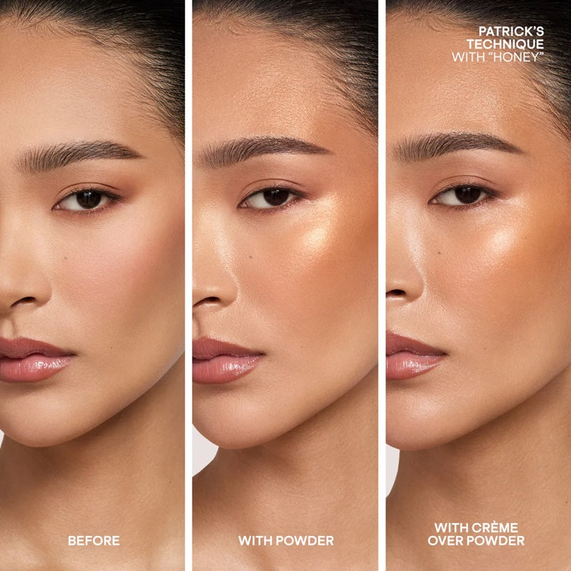 PATRICK TA CREME & POWDER HIGHLIGHTER DUO - HONEY