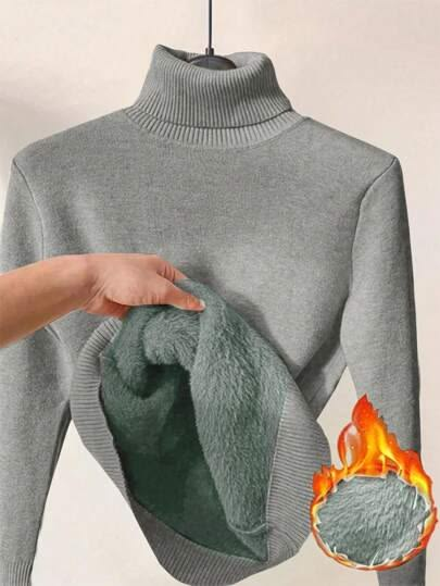 SWEATER CUELLO ALTO TÉRMICO