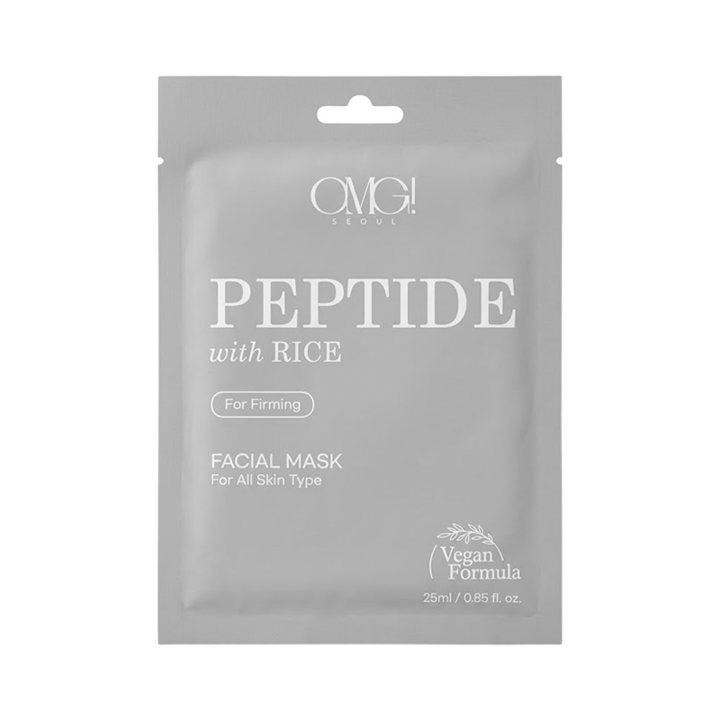 OMG FACIAL MASK - PEPTIDE + RICE