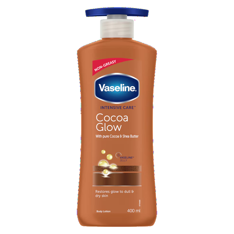 VASELINE COCOA GLOW LOTION 400ML