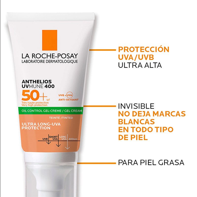 LA ROCHE POSAY ANTHELIOS CLEAN TOUCH GEL CREMA TOQUE SECO SPF50 50ML