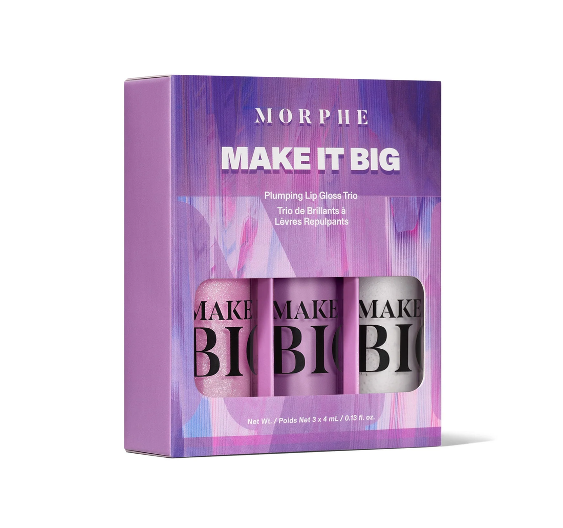 MORPHE MAKE IT BIG ULTRALAVANDER PLUMPING LIP GLOSS TRIO